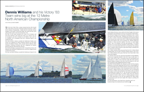12mR North Americans featured in Yachting Times